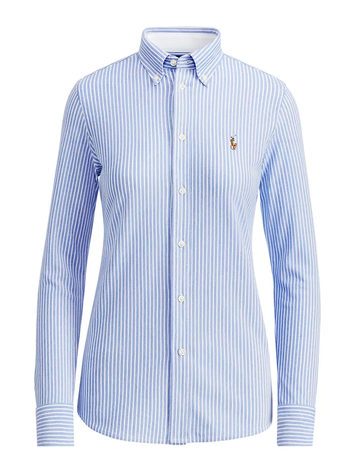 Polo Ralph Lauren Blusa 'Heidi' azul / blanco