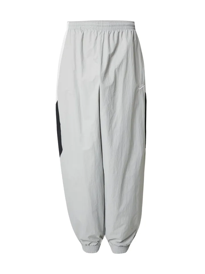 Nike Sportswear Pantalón 'CLUB' gris claro / negro / blanco
