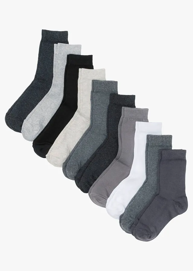 Calcetines de algodón orgánico (10 unidades)