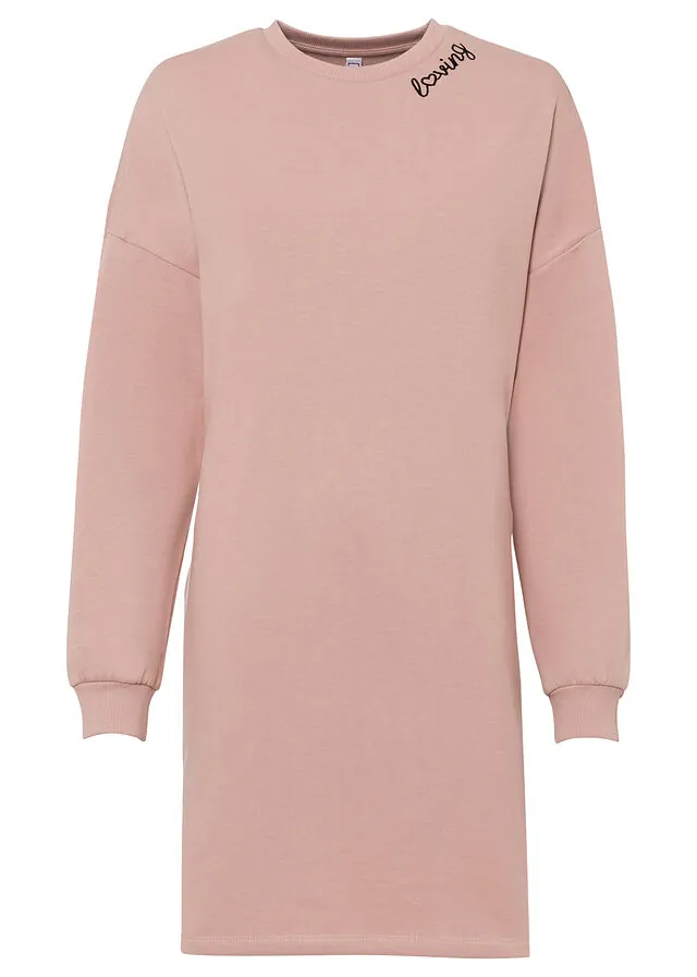 Vestido oversize tipo sudadera