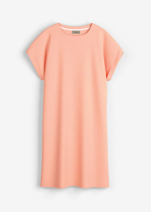 Vestido camisero de tejido interlock resistente