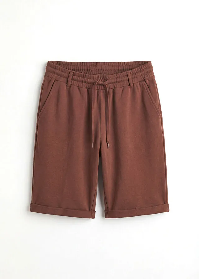 Bermudas de chándal de algodón orgánico puro