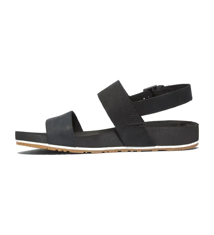 Timberland para mujer. TB0A2AT90011 Sandalias de piel Malibu Waves negro (36 W), 1 a 3cm, Hebilla, Casual