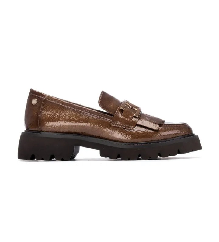 Carmela para mujer. 16269802-TAUPE Zapatos de Piel 162698 marrón (35), 1 a 3cm, Ninguno, Casual, Clásico, Charol