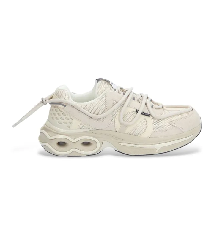 NO NAME para mujer. SNWRMES Zapatillas Willo Runner beige (36), Plano, Cordones, Casual, Deportivo