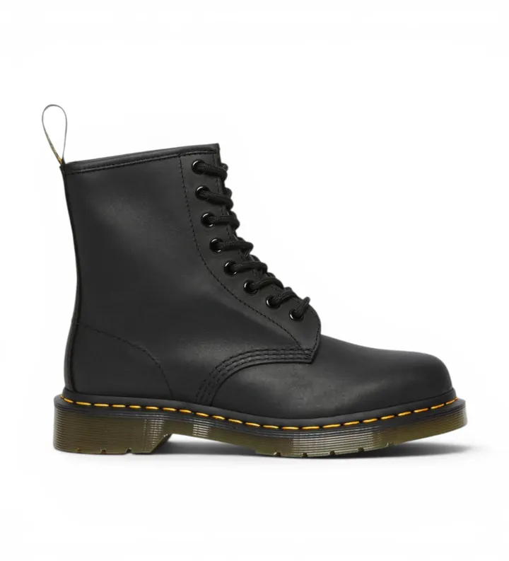 Dr Martens unisex. 11822003 Botas de Piel 1460 negro (36), Plano, Cordones, Casual