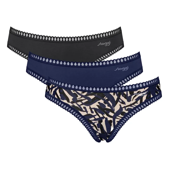 SLOGGI Braga 'Go Crush'  beige / azul noche / negro