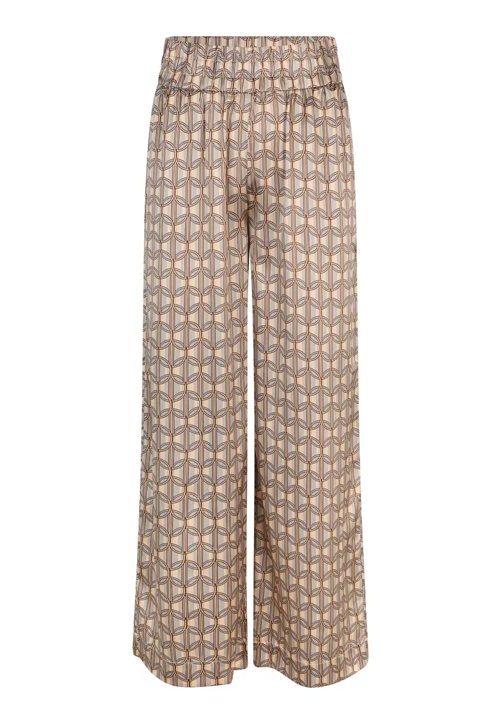Dea Kudibal Pantalón 'Margo' marrón moteado / gris / negro