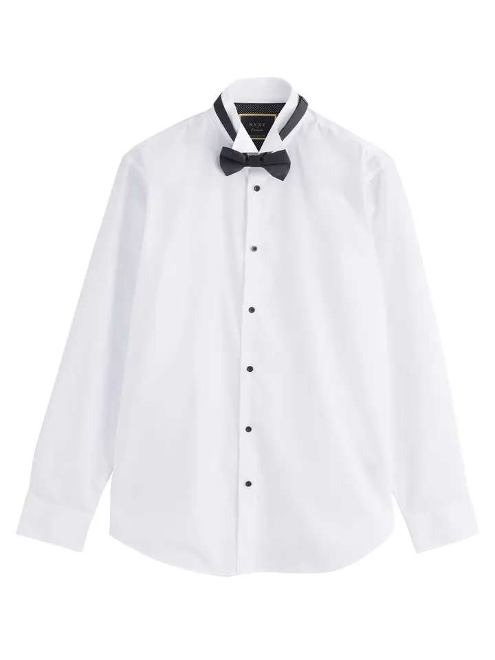 Next Camisa de negocios navy / negro / blanco