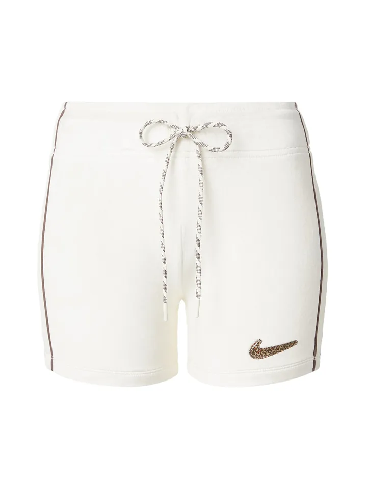 Nike Sportswear Pantalón  beige / marrón / blanco