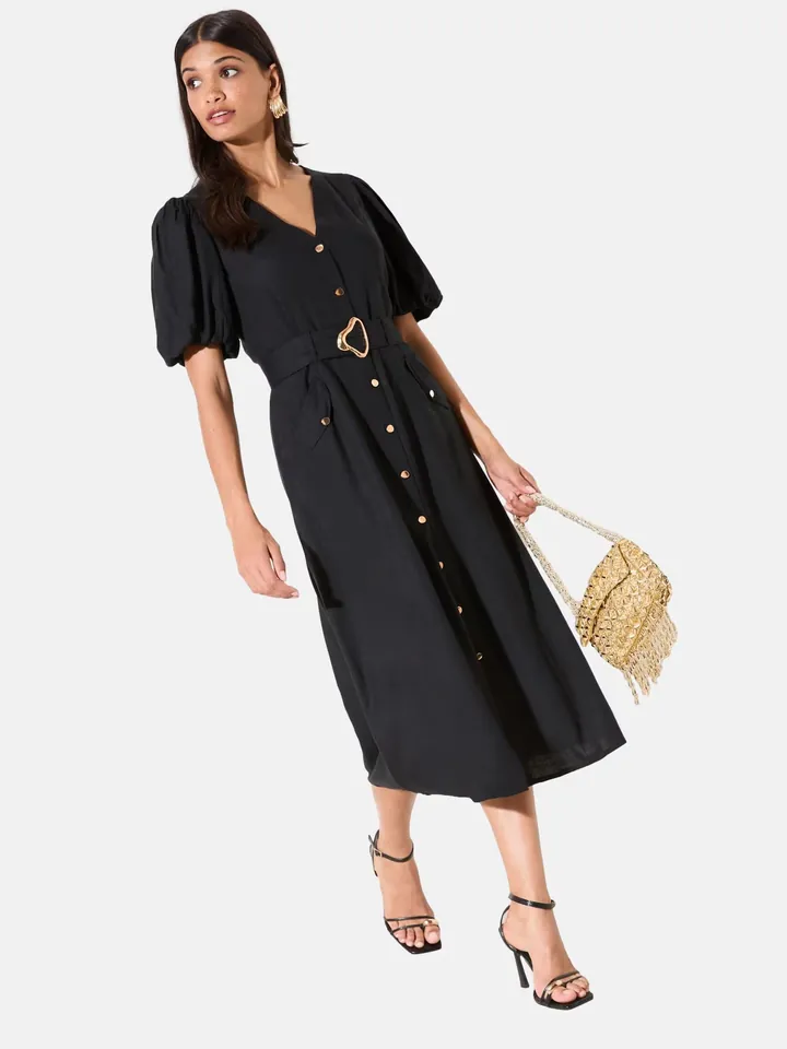 Friends Like These Vestido camisero  negro
