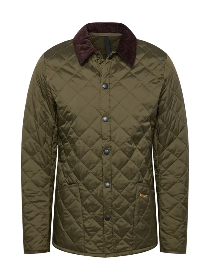 Barbour Chaqueta de entretiempo marrón oscuro / oliva