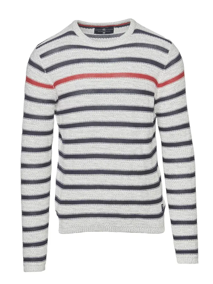 KOROSHI Jersey  azul noche / rojo / offwhite
