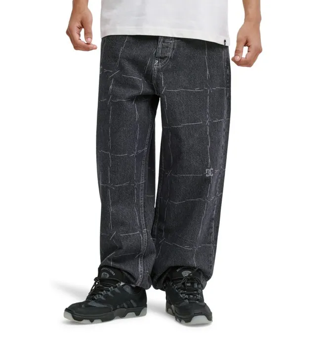 Baggy Wired - Vaquero Negro Hombre