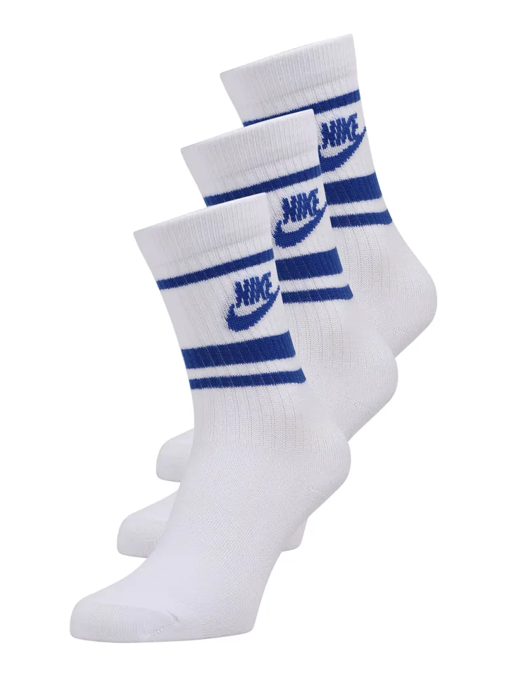 Nike Sportswear Calcetines 'Everyday Essential'  añil / blanco