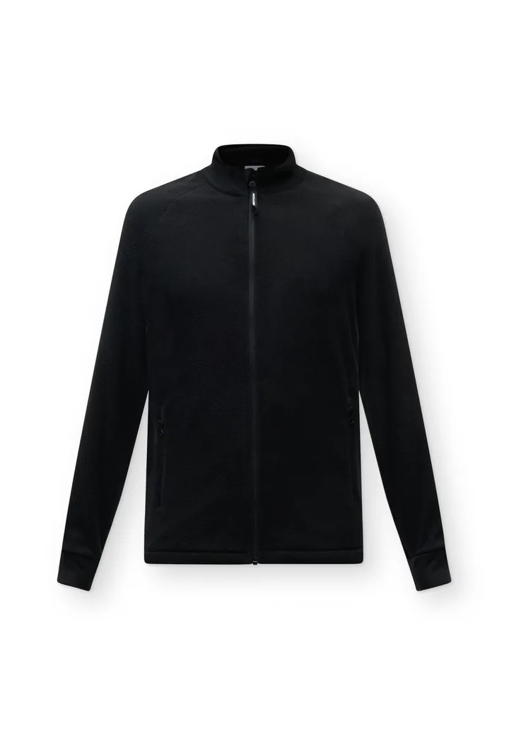 JACK & JONES Chaqueta polar 'JJPLUTO' negro