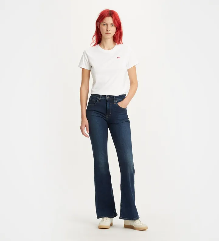 Levi's para mujer. A3410-0014 Jeans 726 Acampanados azul (25/30), Casual, Algodón, Denim, Sostenible