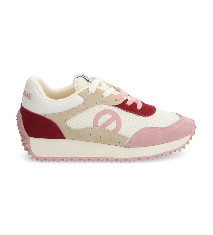 NO NAME para mujer. LNIAKSD Zapatillas Punky jogger rosa (36), Plano, Cordones, Casual
