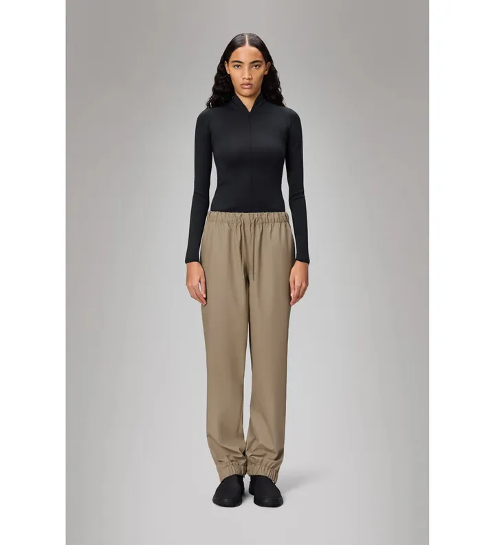 Rains unisex. 18560 Pantalón Rain Regular beige (XL), Casual, Deportivo, Multideporte, Poliéster