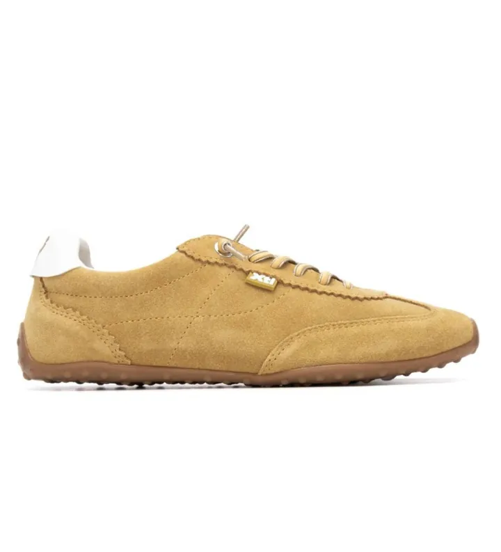 Xti para mujer. 14522101-PANAMA Zapatillas 145221 marrón (37), Plano, Ante, Cordones, Casual