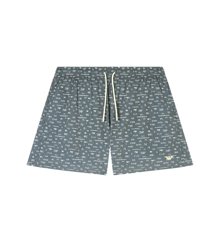Emporio Armani para hombre. EM000583_AF20667 Bañador Logo verde (L), Beachwear, Poliéster