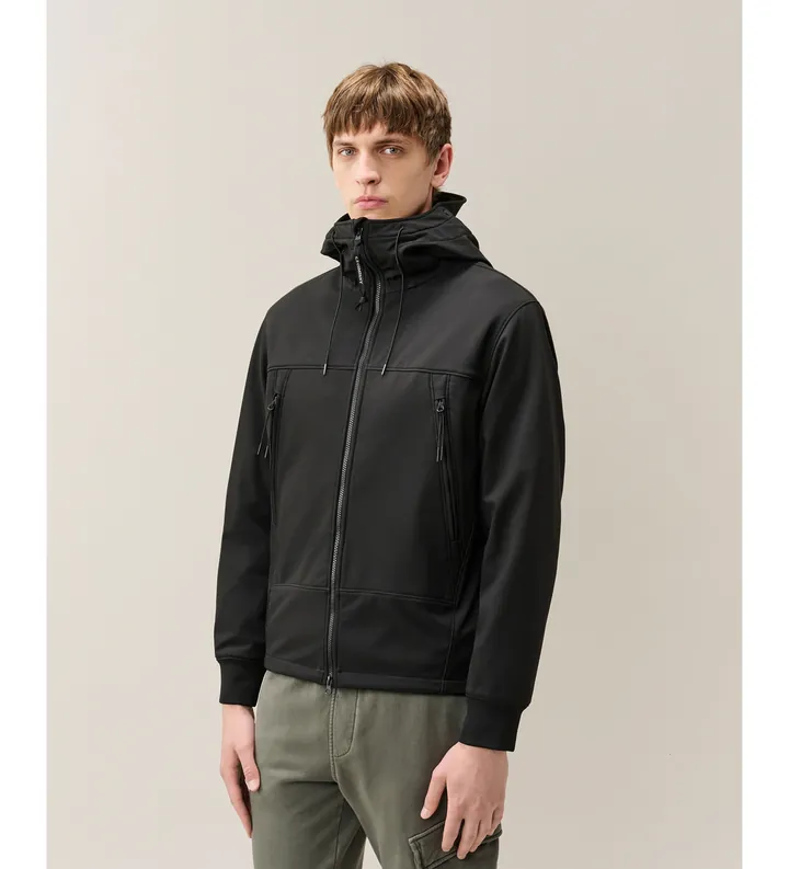 C.P. Company para hombre. RFCMOW700A006097A Chaqueta Shell negro (L), Casual, Poliéster