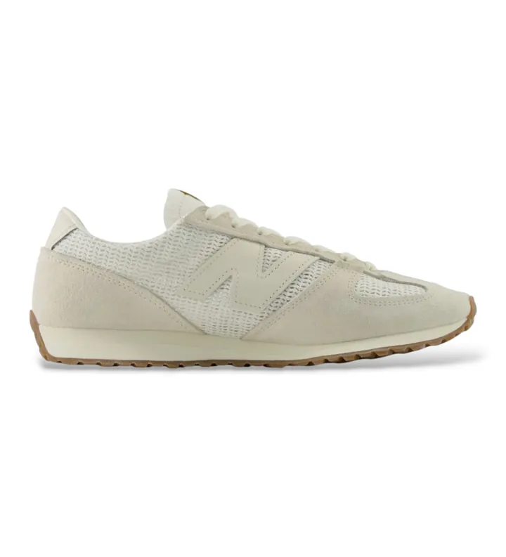 New Balance unisex. U471V1_LI Zapatillas de piel 471 beige (35.5), Plano, Ante, Cordones, Casual