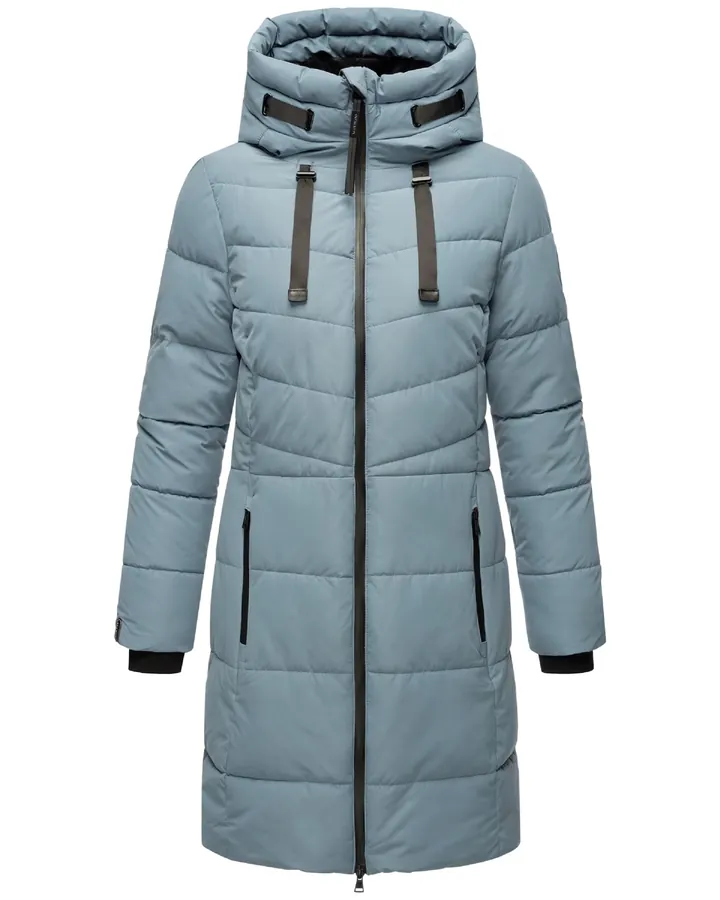 MARIKOO Abrigo de invierno 'Natsukoo XVI' azul ahumado