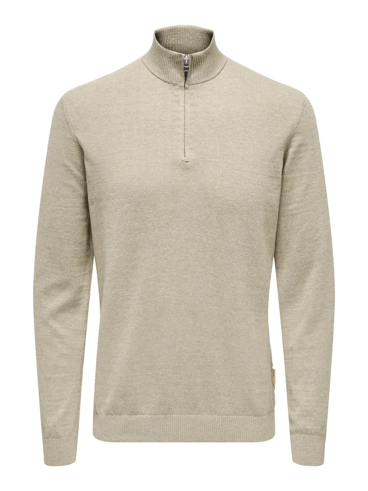 Only & Sons Jersey 'ONSLoui'  beige moteado