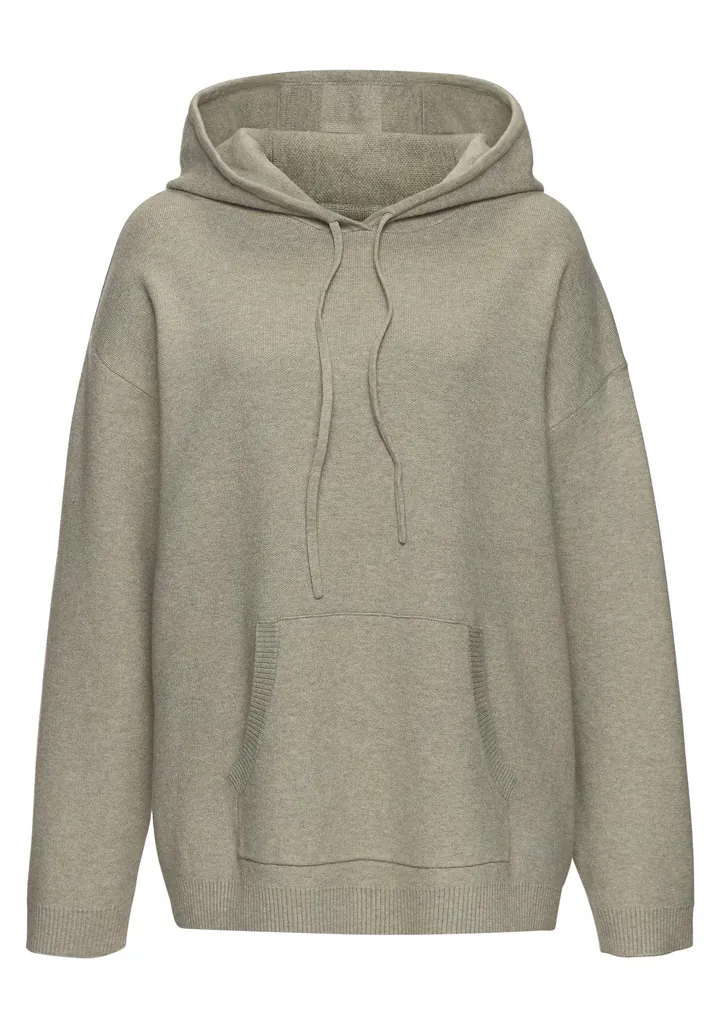 Elbsand Sudadera  gris / blanco