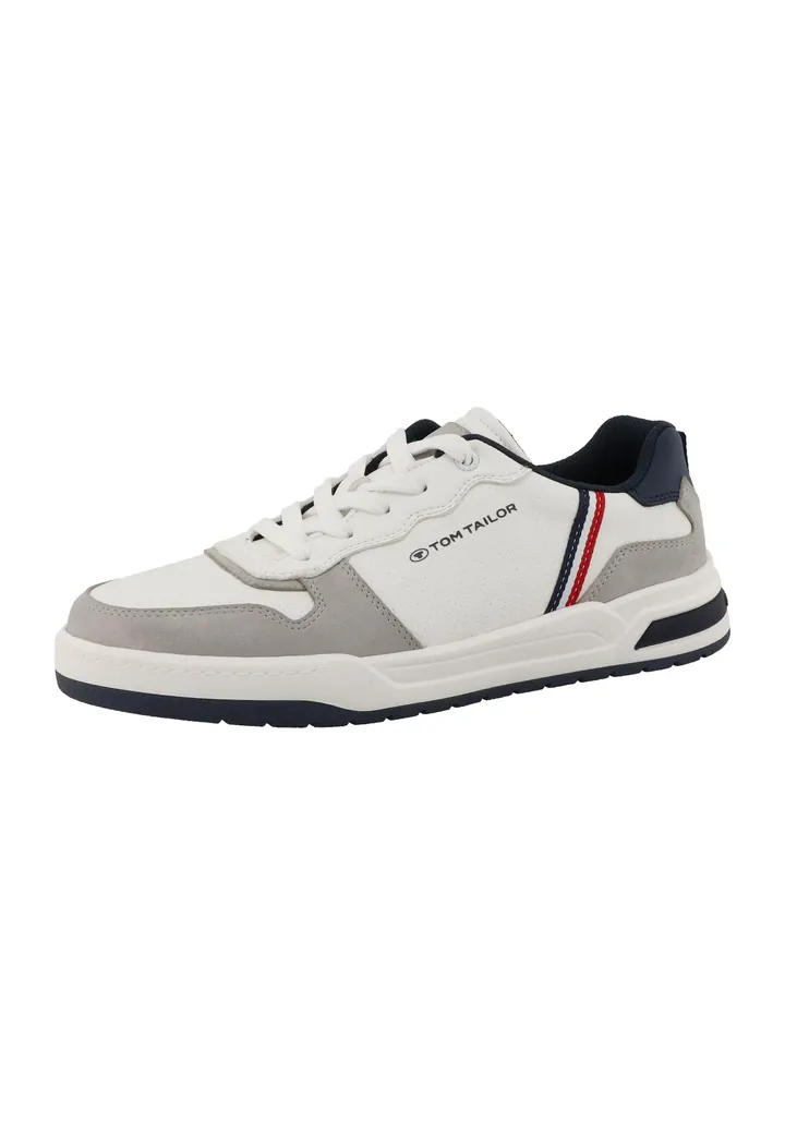 TOM TAILOR Zapatillas deportivas bajas navy / gris / rojo / blanco