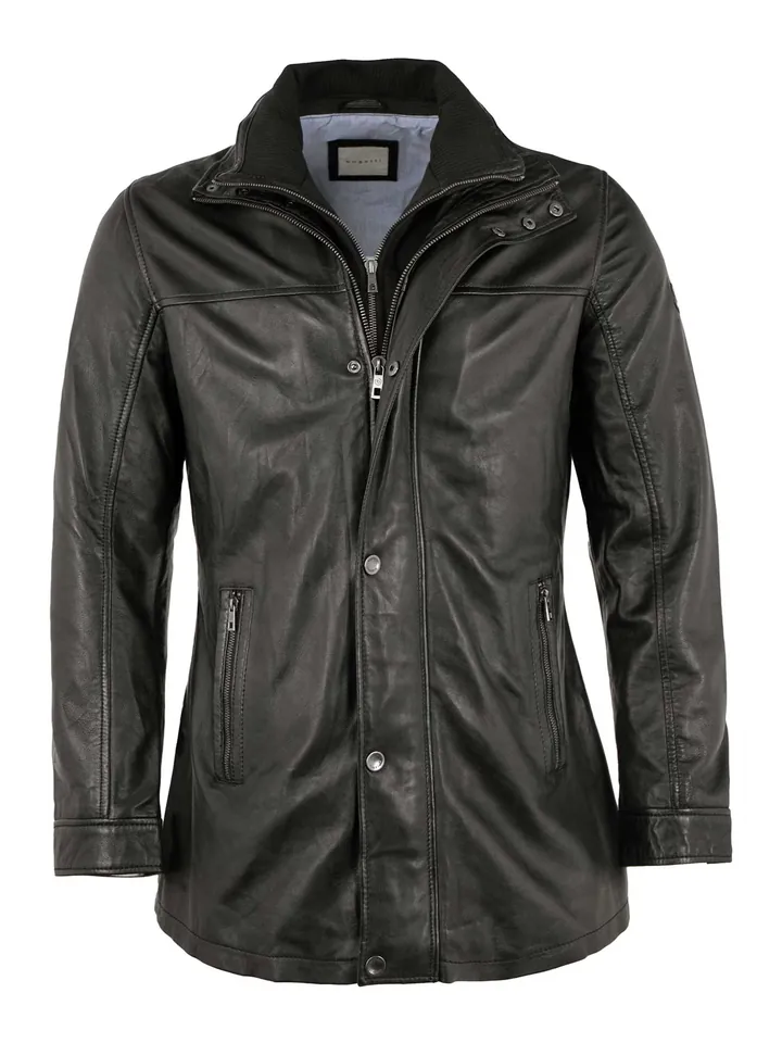 bugatti Chaqueta de entretiempo 'BU-107'  negro