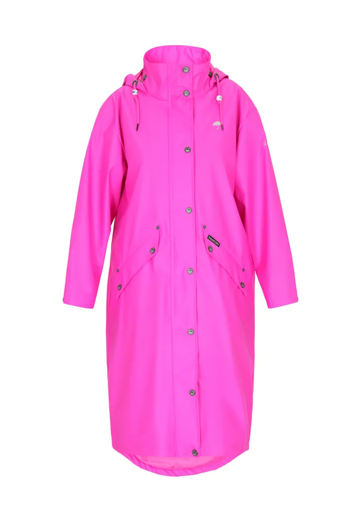 Schmuddelwedda Abrigo de entretiempo magenta
