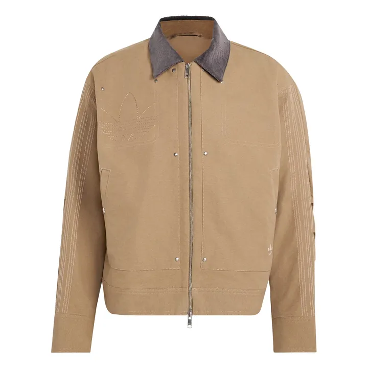 ADIDAS ORIGINALS Chaqueta de entretiempo 'Premium Essentials' caqui
