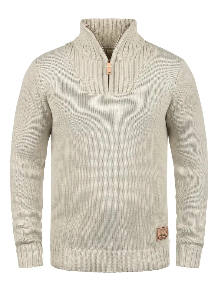 !Solid Jersey 'Petro'  marrón / greige
