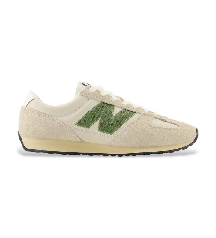 New Balance unisex. U471V1_LI Zapatillas de piel 471 beige (37), Plano, Ante, Cordones, Casual