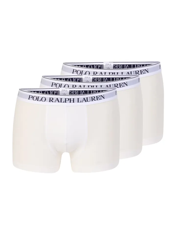 Polo Ralph Lauren Calzoncillo boxer  negro / blanco / blanco lana