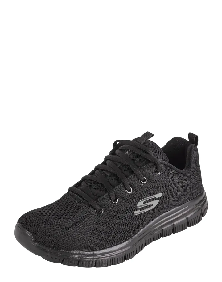 SKECHERS Zapatillas deportivas bajas 'Graceful Get Connected' gris / negro