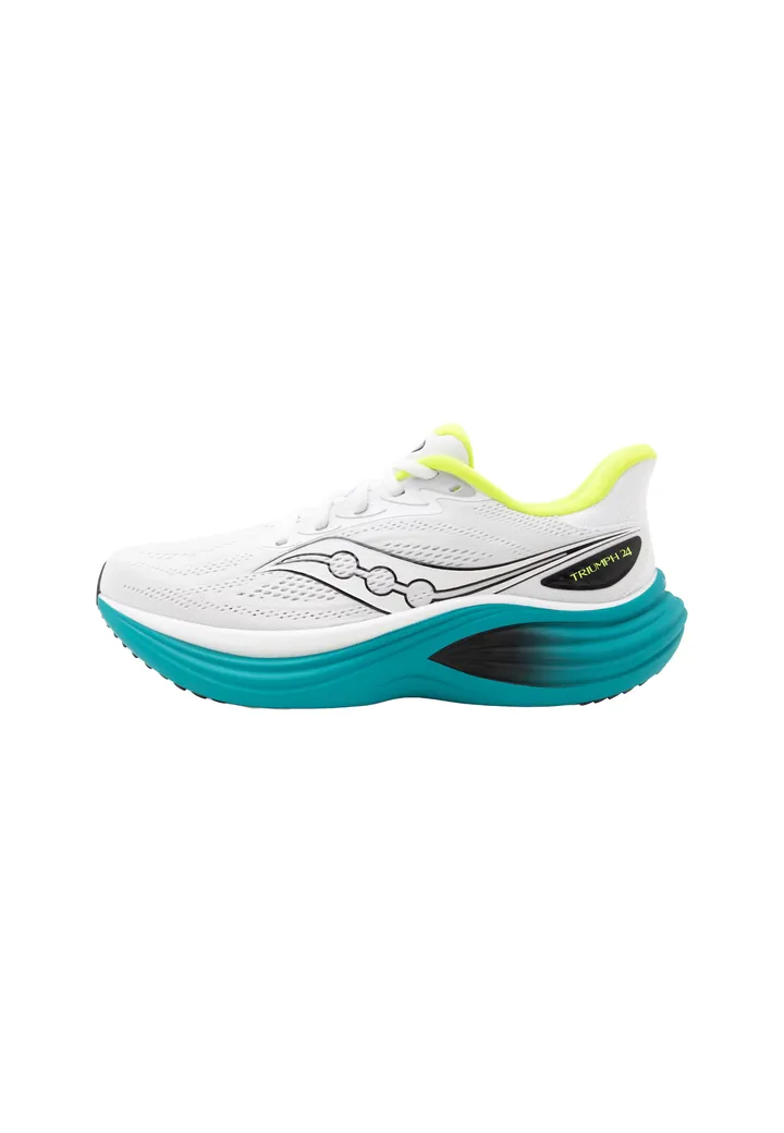 saucony Zapatillas de running 'TRIUMPH 24' amarillo neón / negro / blanco