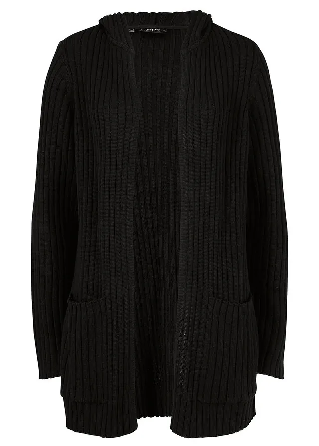Chaqueta de punto con capucha