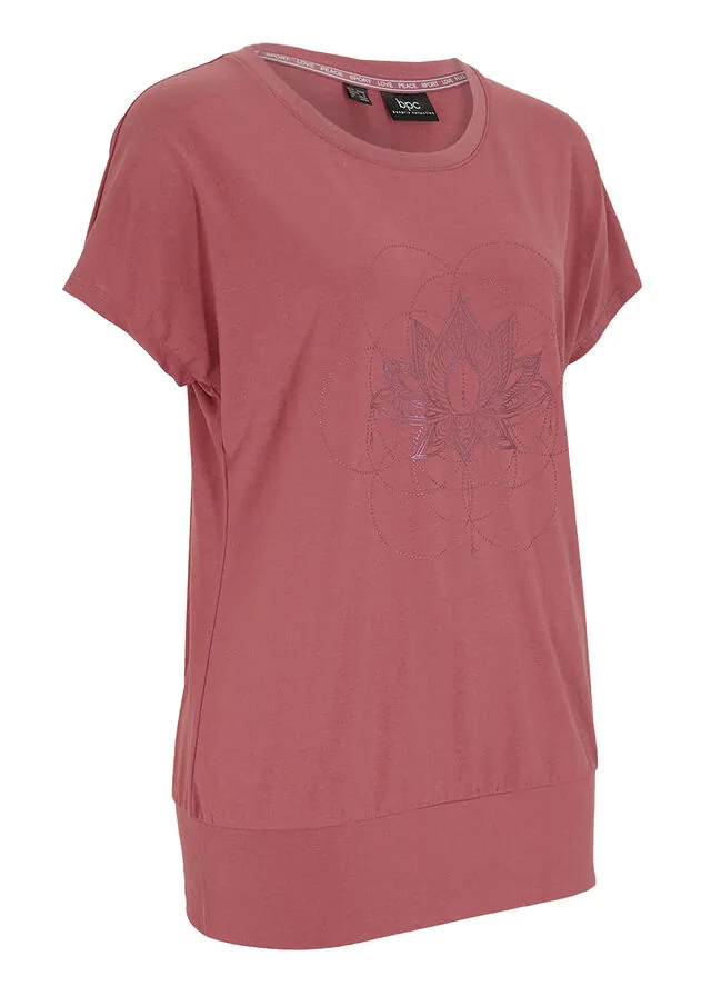 Camiseta deportiva con corte holgado