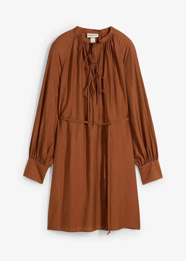 Vestido de maternidad y camisa de lactancia de viscosa fluida