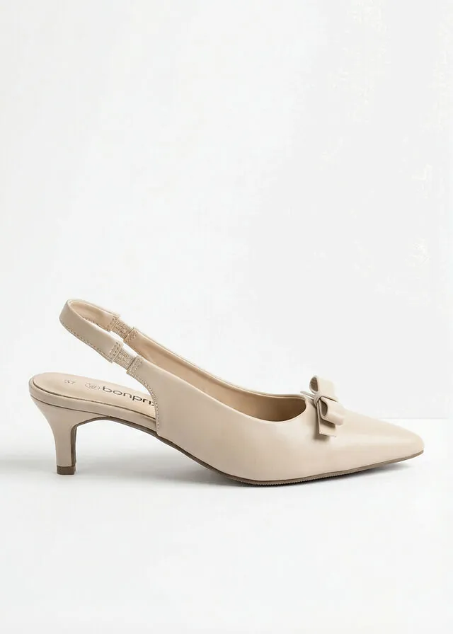 Zapatos de tacón con talón abierto