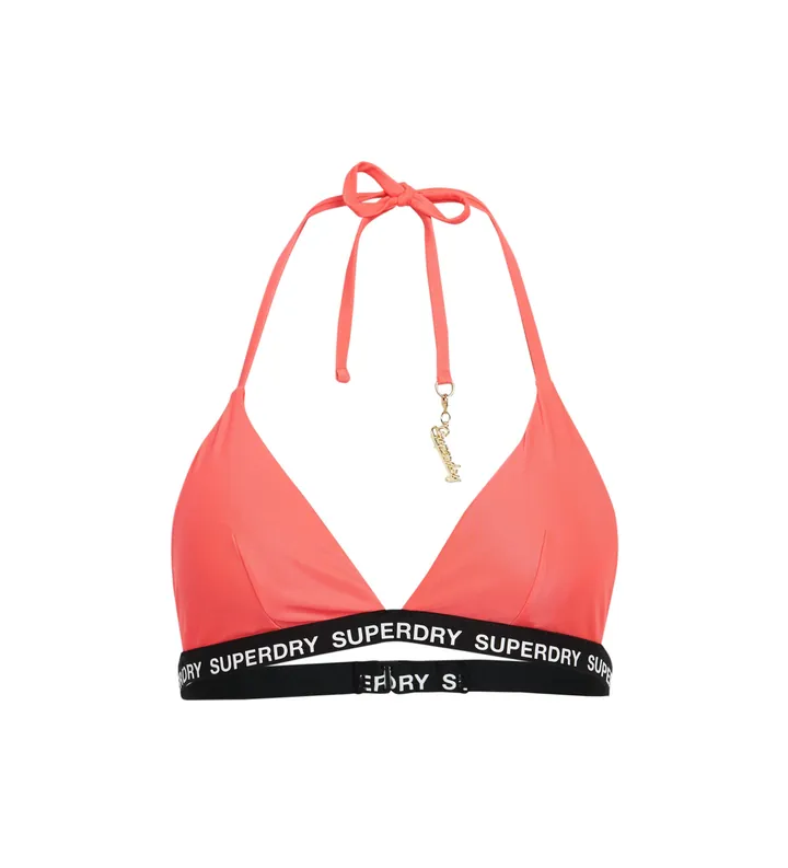 Superdry para mujer. W3010394A Top de Bikini rosa (XL), Beachwear, Poliéster Reciclado