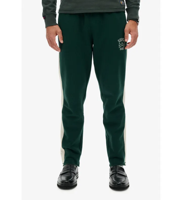 Superdry para hombre. M7011410A Pantalón Jogger Athletic Club verde (L), Casual, Algodón