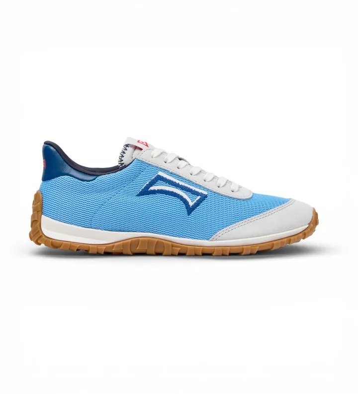 Camper para mujer. K201886-008 Zapatillas Drift Walk azul (36), Tela, Plano, Cordones, Casual