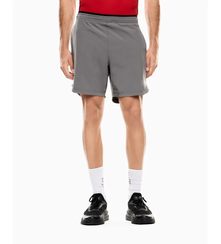 EA7 para hombre. 7M002295_AF21059 Pantalones Cortos Vigor7 Gris (L), Casual, Deportivo, Sportswear, Multideporte, Poliéster