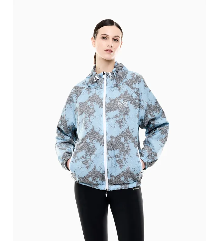 EA7 para mujer. 7W000937_AF21581 Chaqueta Ventus7 Lab azul (L), Casual, Deportivo, Nylon, Manga larga