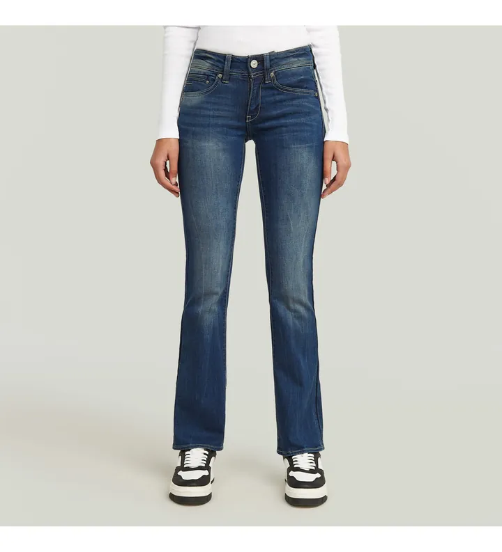 G-Star para mujer. D27286-6553-89 Jeans Midge Bootcut azul (29/30), Casual, Denim, Algodón Orgánico, Sostenible