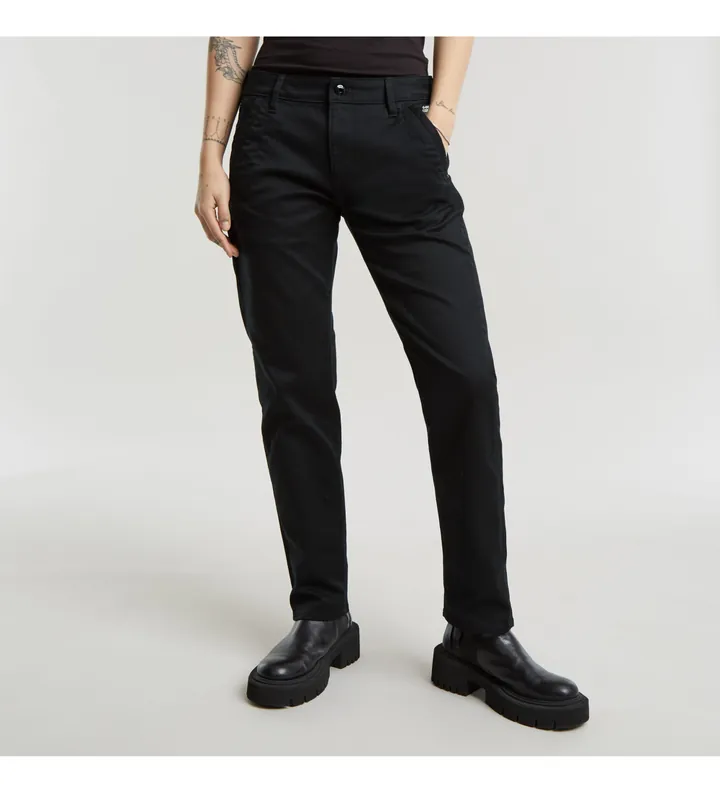 G-Star para mujer. D25257-C105-6484 Pantalón Kate Boyfriend negro (29/32), Casual, Algodón